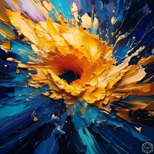 Contemplation and Action series, original artwork 1