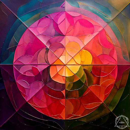 Contemplation and Action series, original artwork 2