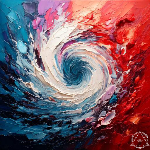 Contemplation and Action series, original artwork 5