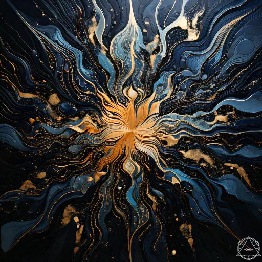 Contemplation and Action series, original artwork 8